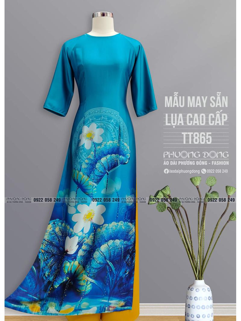 Áo Dài Truyền Thống Lụa Cao Cấp TT865